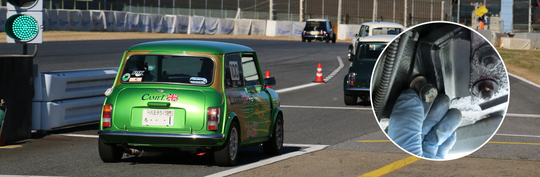 制振,ワッシャー,走り,静か,ローバーミニ,クラシックミニ,キャメルオート,東京都,八王子