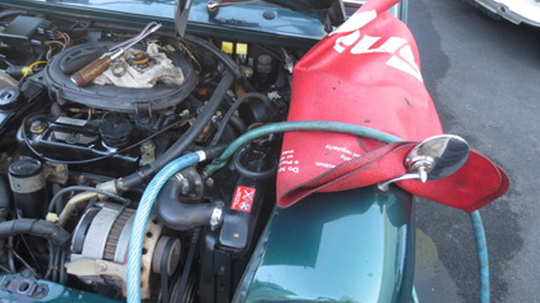 水路洗浄,ローバーミニ,クラシックミニ,キャメルオート,東京都,八王子